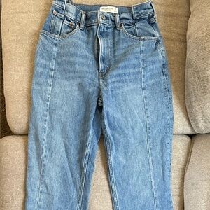 Abercrombie & Fitch Blue Straight Leg Jeans